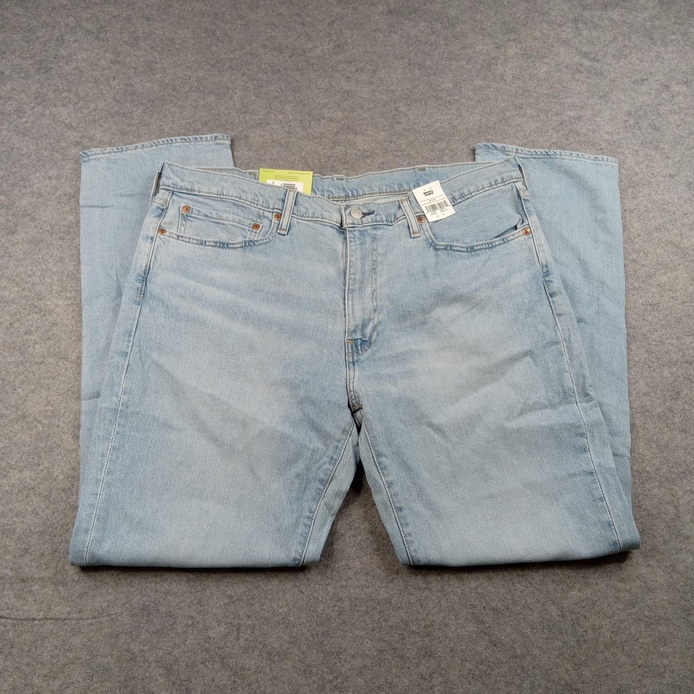 Levis‎ 511 Jeans Mens 38x32 Light Wash Blue Slim Fit Stretch Denim Pants Premium